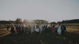 Rustykalne wesele w namiocie na ranczo 160